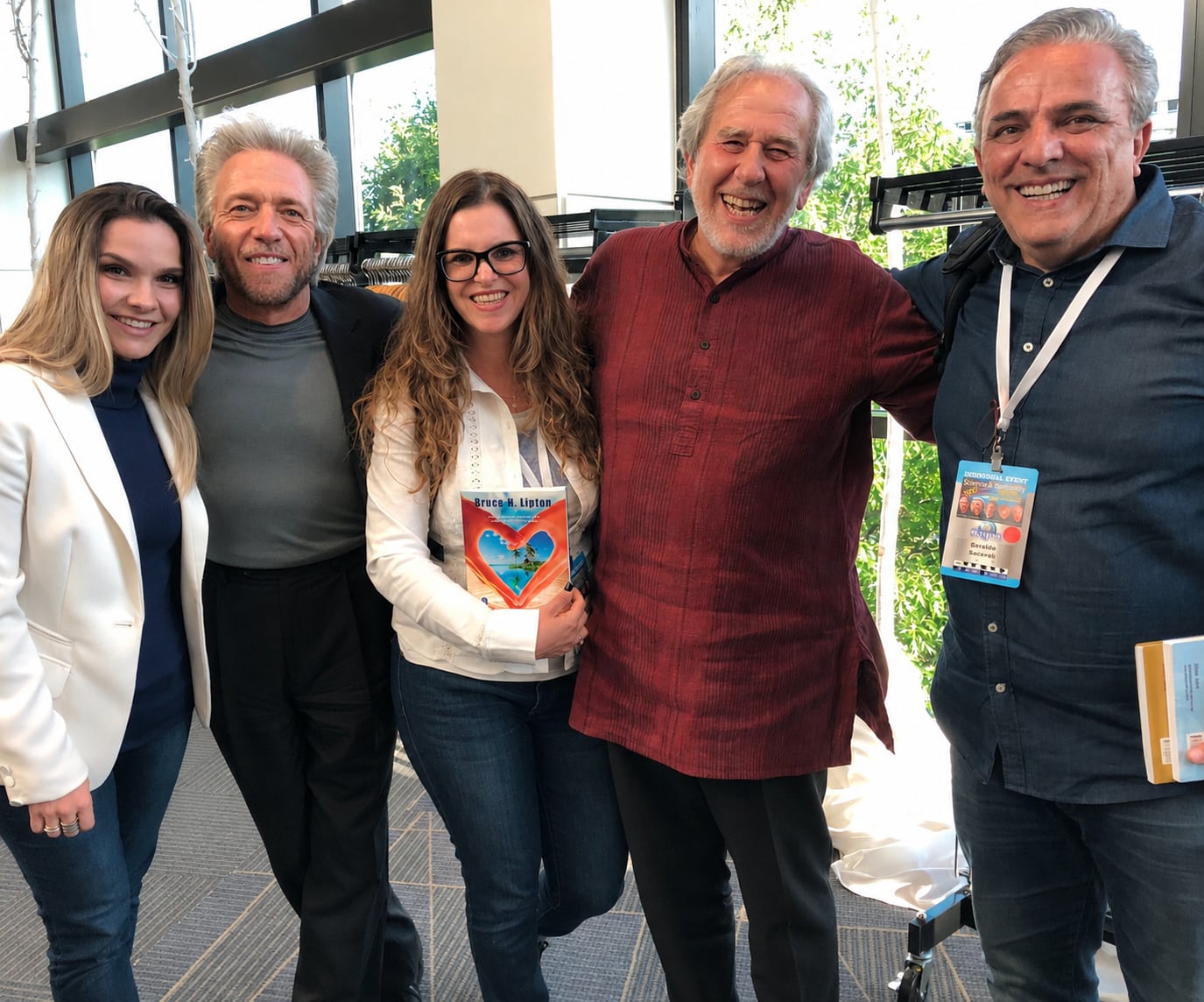 Com Gregg Braden e Bruce Lipton · Canadá, 2018